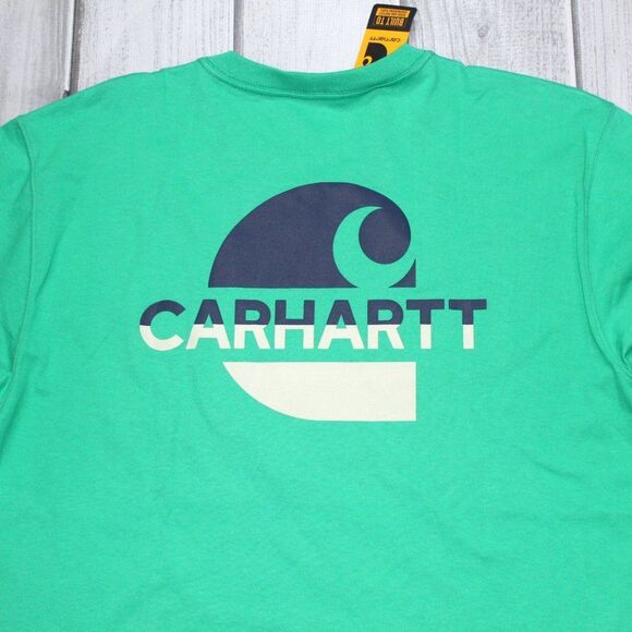 Carhartt Men's Loose Fit Heavyweight Short Sleeve Pocket Graphic T Shirt - Picture 4 of 4